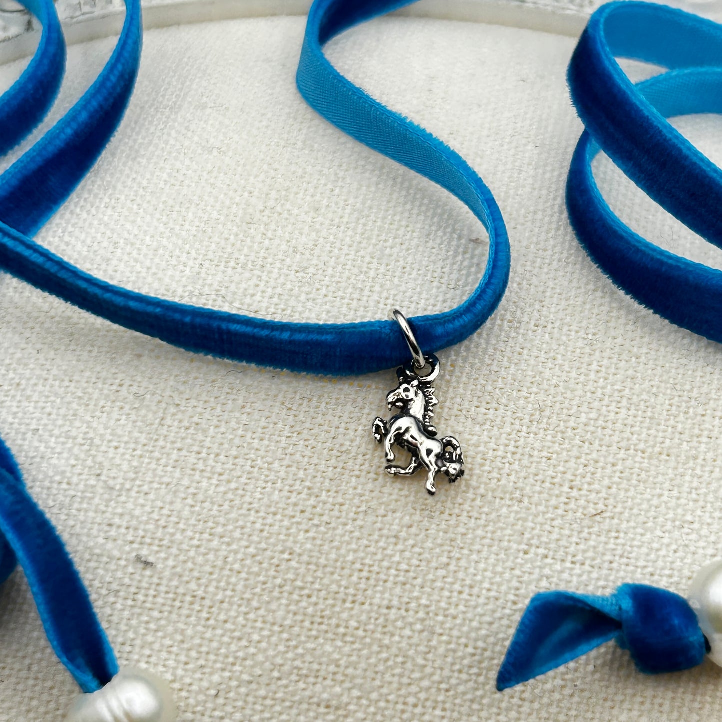 Mini Baubles: Unicorn Magic Velvet Choker