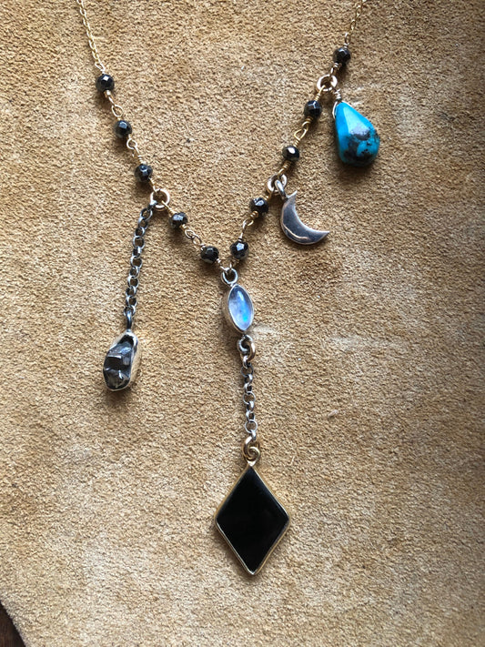 Celestial Nights Charm Necklace