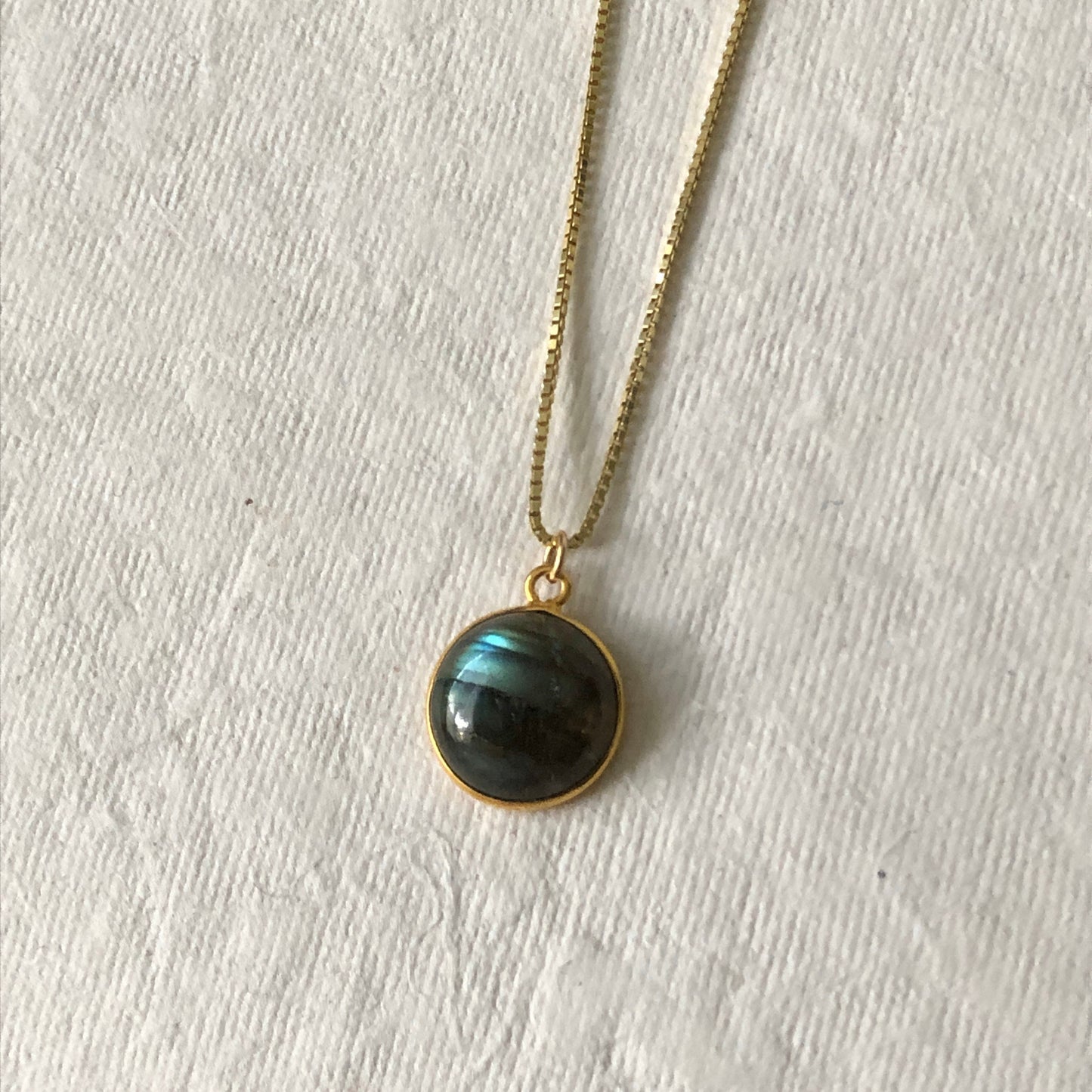 Gold Labradorite Baubles Necklaces