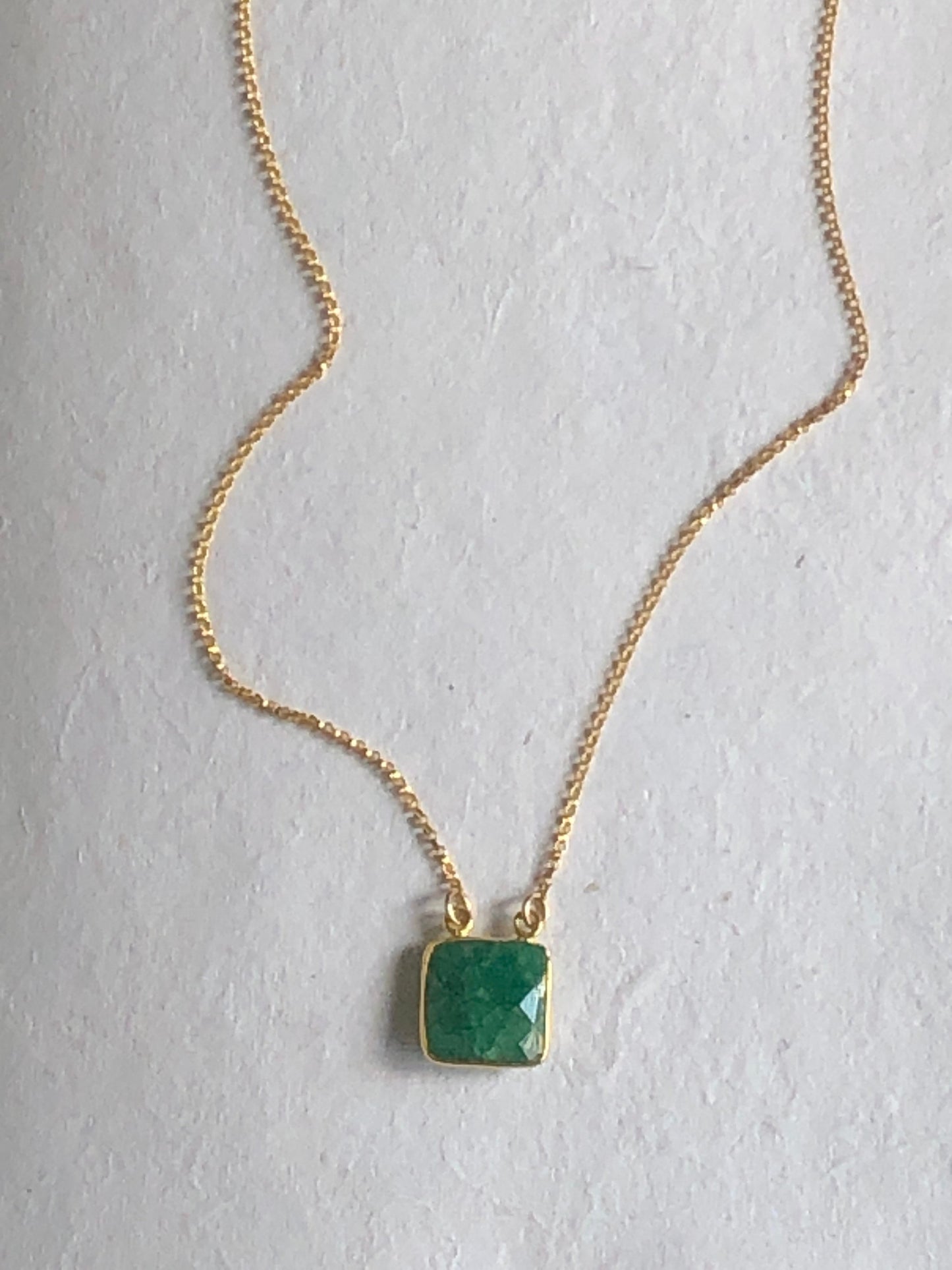 Gold Emerald Baubles Necklaces