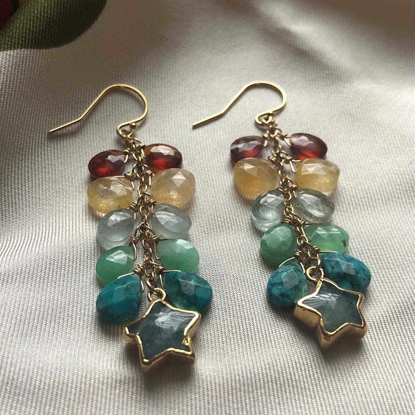 The Rainbow Collection: Desert Rainbow Drop Earrings