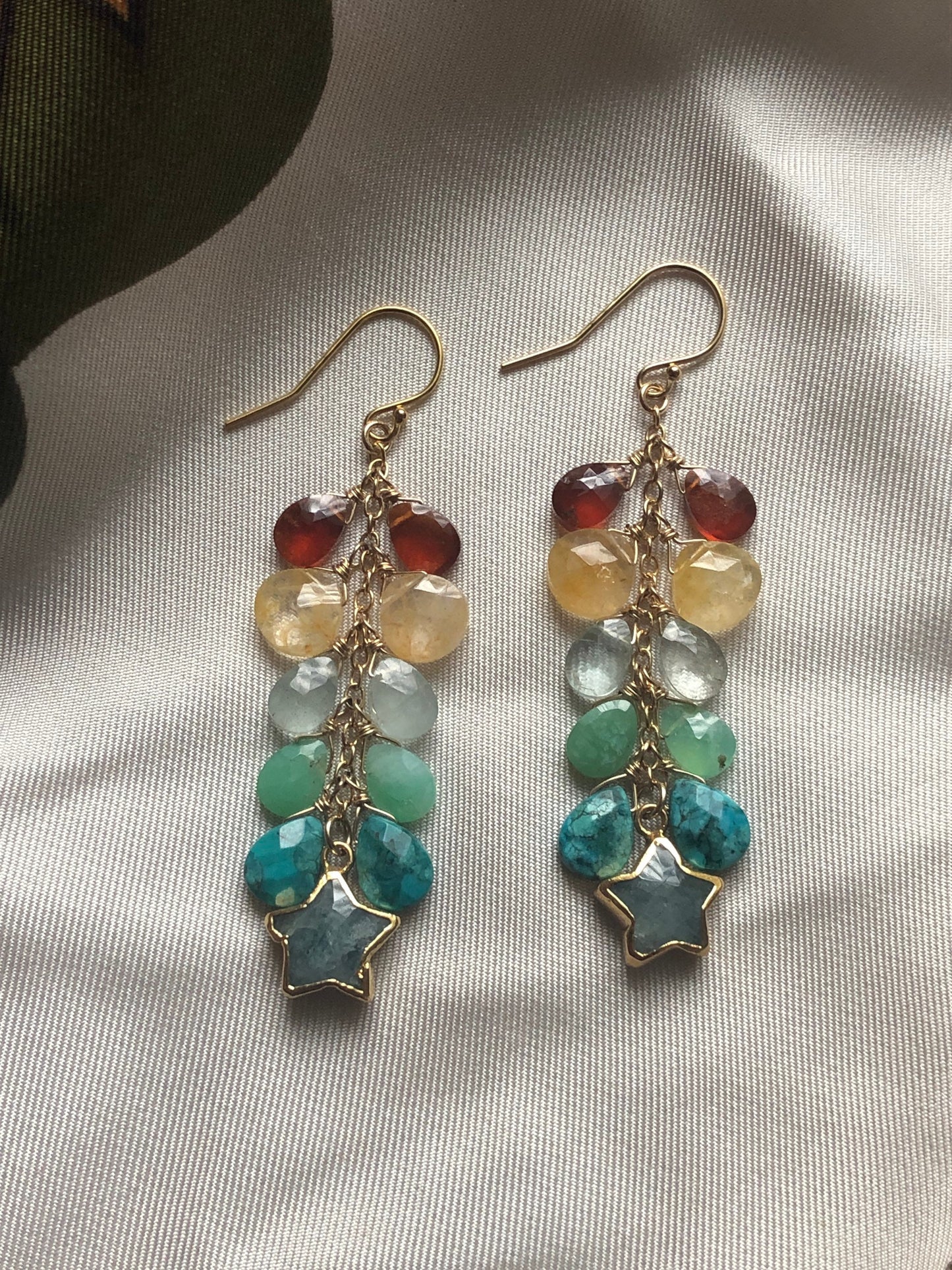 The Rainbow Collection: Desert Rainbow Drop Earrings