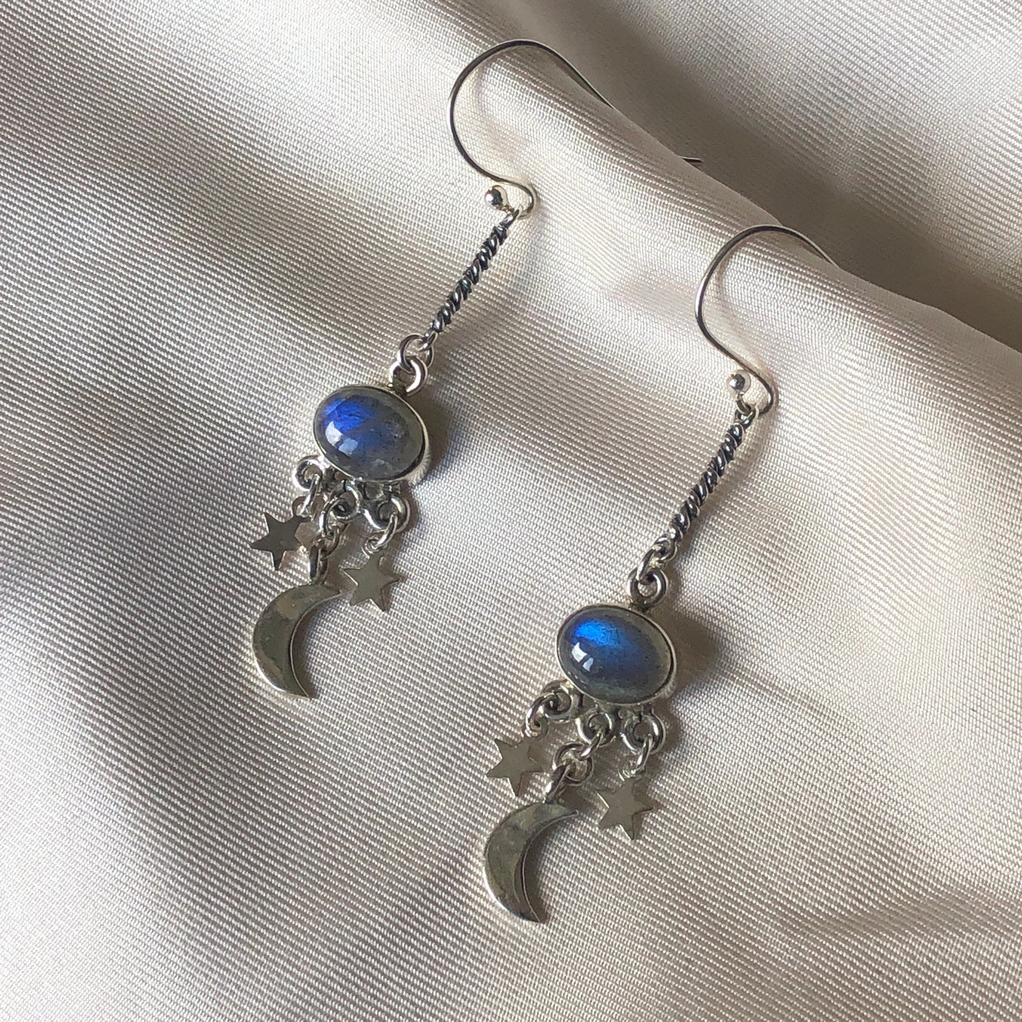 Celestial Charm Moondrop Earrings