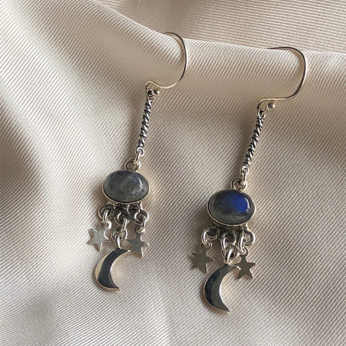 Celestial Charm Moondrop Earrings