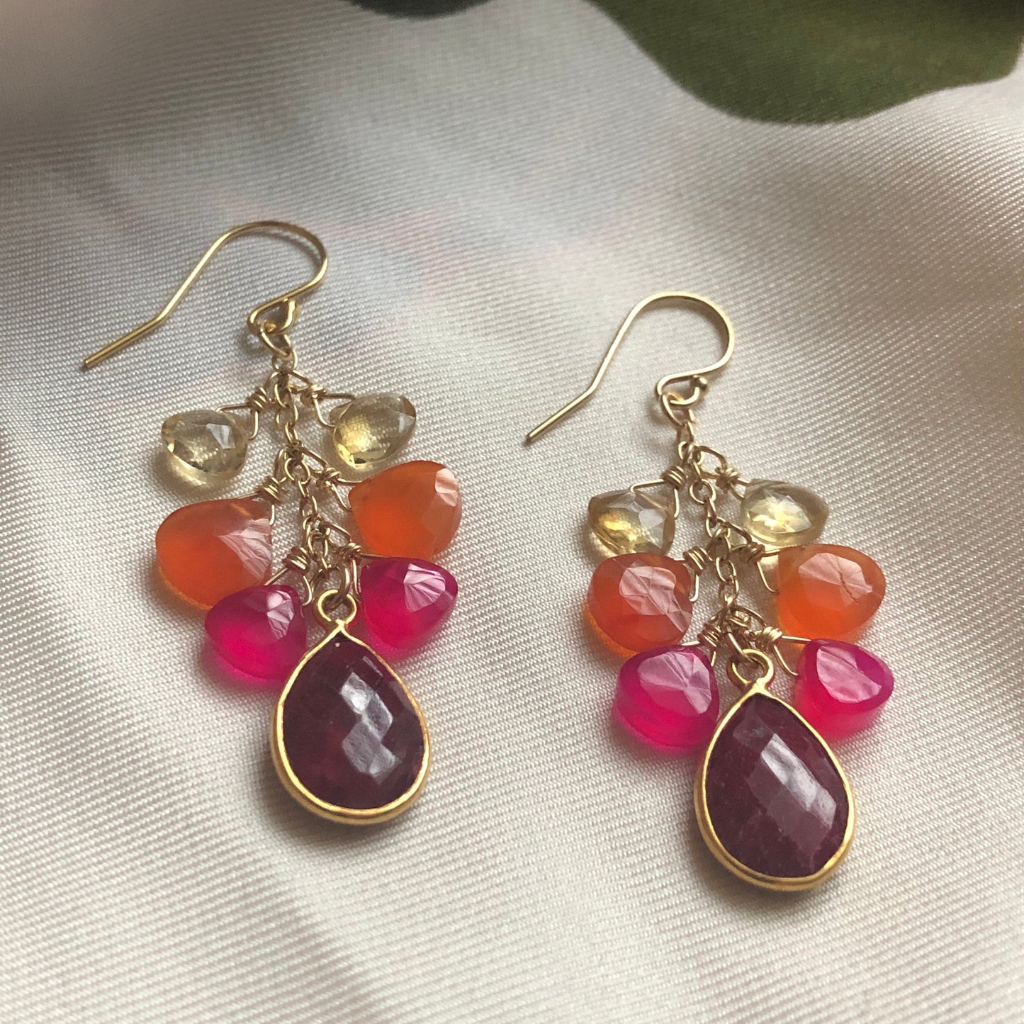 The Rainbow Collection: Rainbow Berry Drop Earrings