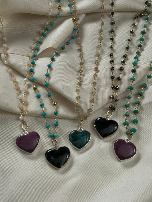 Heart’s Desire Rock Candy Necklace